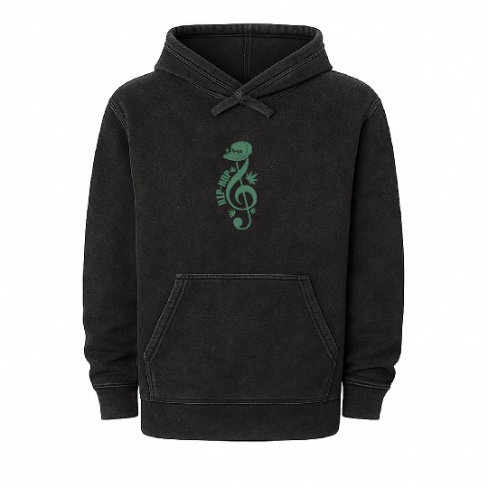 Clef with Cappi Music Direction Rap Mineral Wash Hoodies