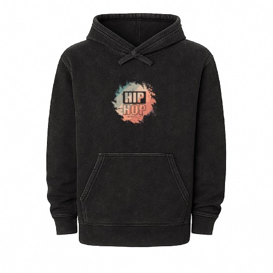 Hip Hop Rap Style of Music Direction of Music Mineral Wash Hoodies