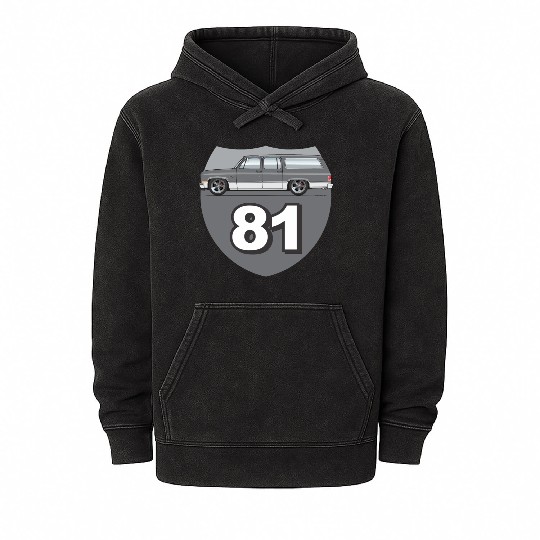 81 Charcoal Mineral Wash Hoodies
