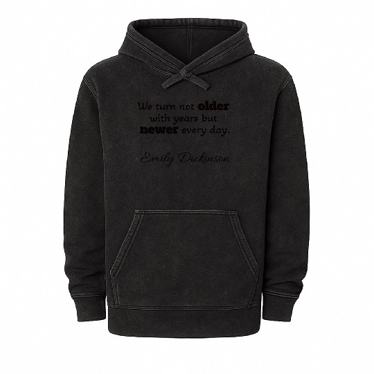 Emily Dickinson quotes Mineral Wash Hoodies