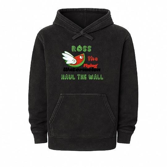 Ross The Flying Watermelon Haul The Wall Mineral Wash Hoodies