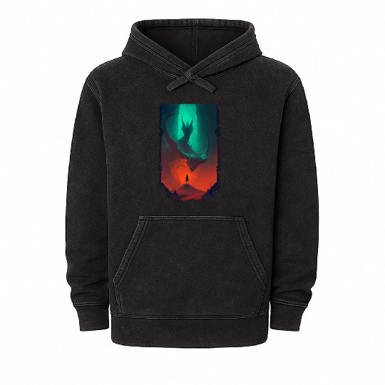 Lonely Journey Mineral Wash Hoodies
