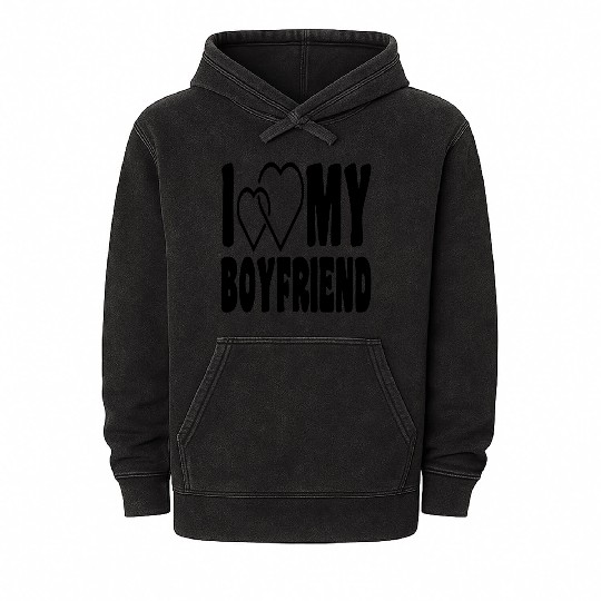 I love my Boyfriend Mineral Wash Hoodies