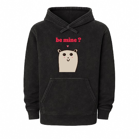 Be Mine Mineral Wash Hoodies, Valentine's Day Mineral Wash Hoodies
