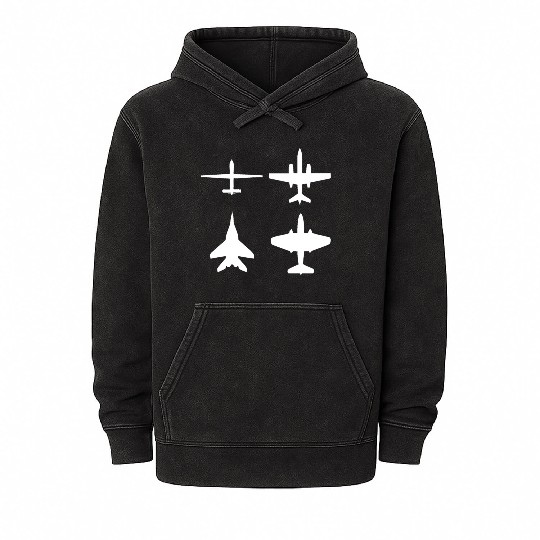 US Air Force Mineral Wash Hoodies