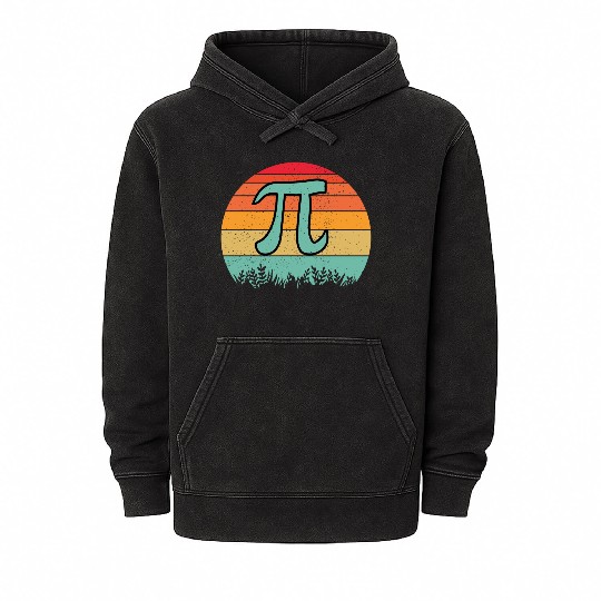 Pi Day Mineral Wash Hoodies