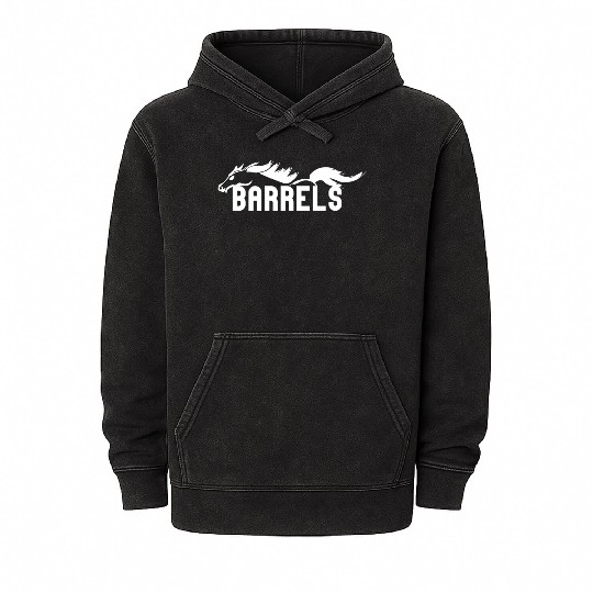 Horse Barrel Racing Mineral Wash Hoodies