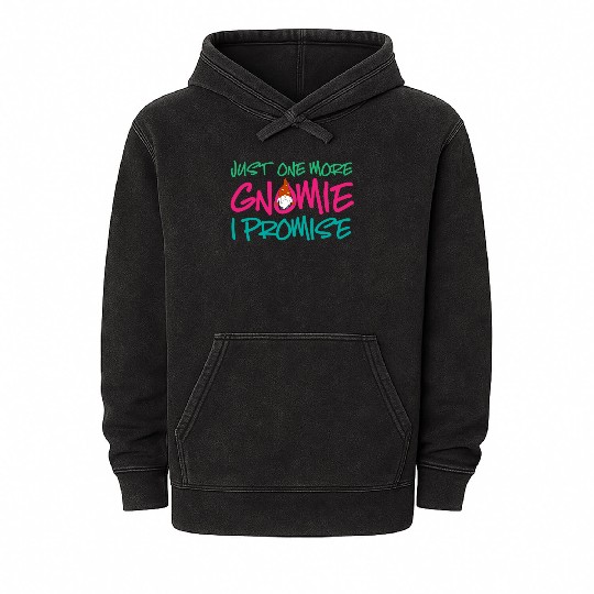 Gnomes - Gnome Collecting - Gnome Collector Mineral Wash Hoodies