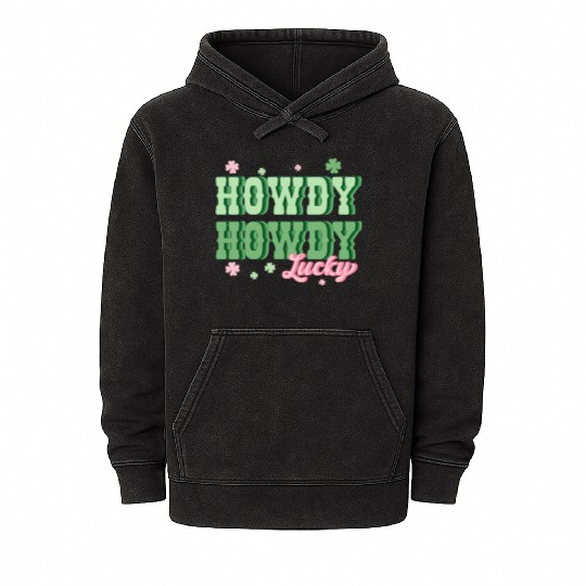 Howdy lucky Mineral Wash Hoodies