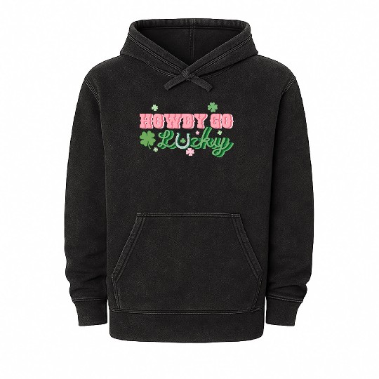Howdy Lucky Charm Mineral Wash Hoodies