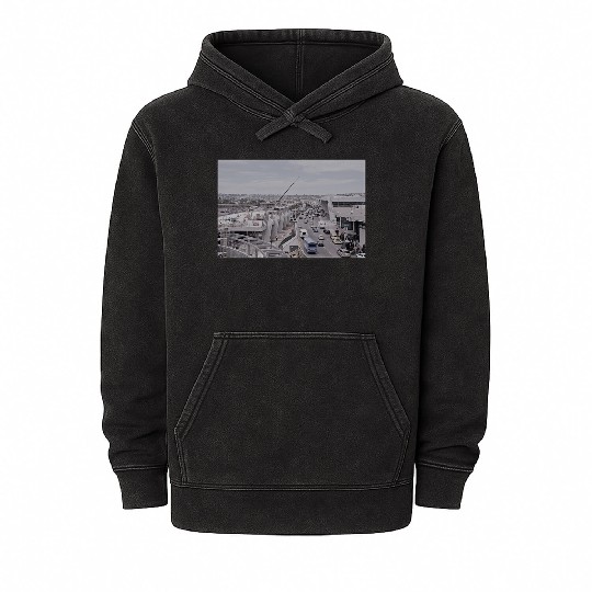 Old San Diego Airport Mineral Wash Hoodies