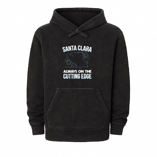 Santa Clara San Francisco United States Design Mineral Wash Hoodies