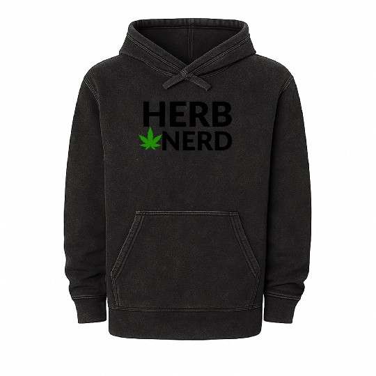 HERB NERD Mineral Wash Hoodies