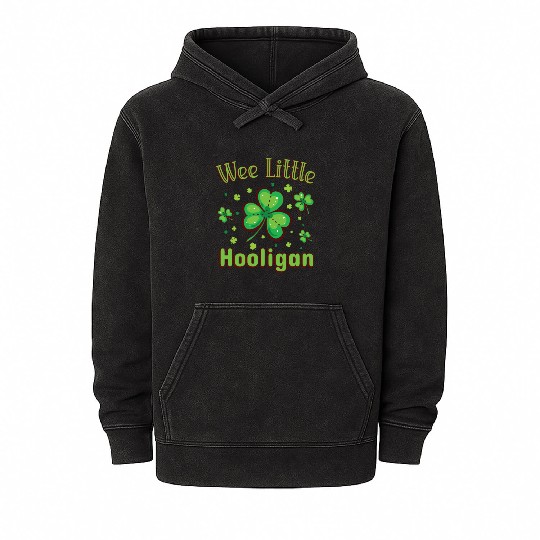 Wee Little Hooligan Mineral Wash Hoodies