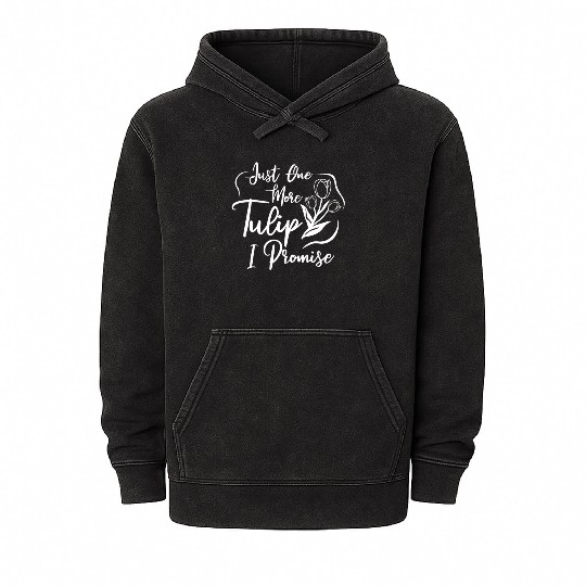 Tulip Gardening Tulips Mineral Wash Hoodies