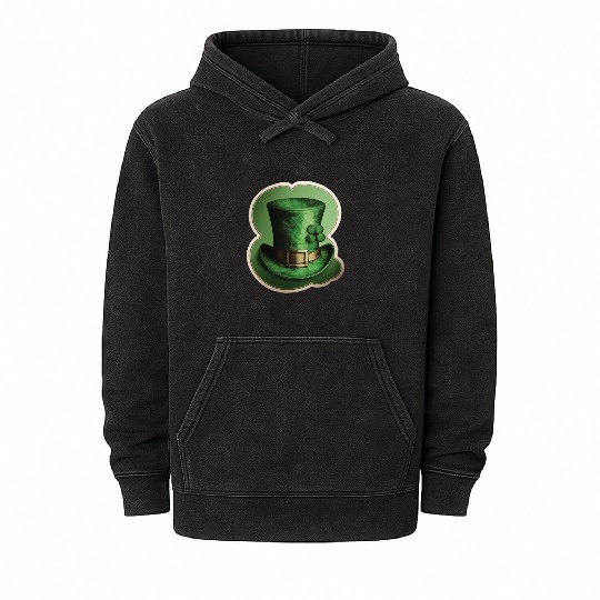 St Patrick's Day Novelty Irish Fancy Dress Leprech Mineral Wash Hoodies
