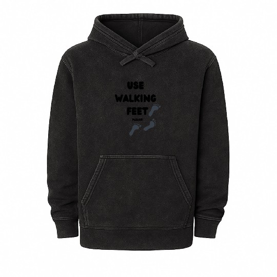 Use Walking Feet Swag Mineral Wash Hoodies