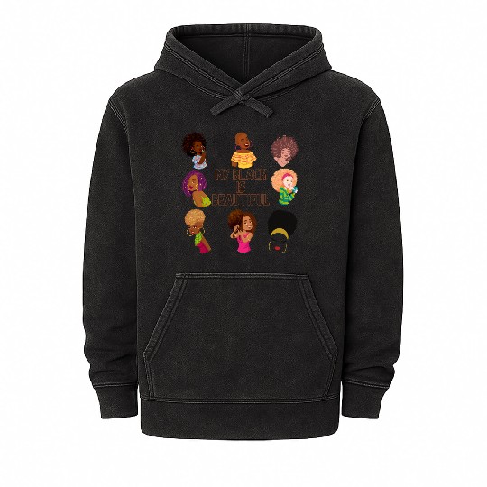 My Black Is Beautiful Mineral Wash Hoodies