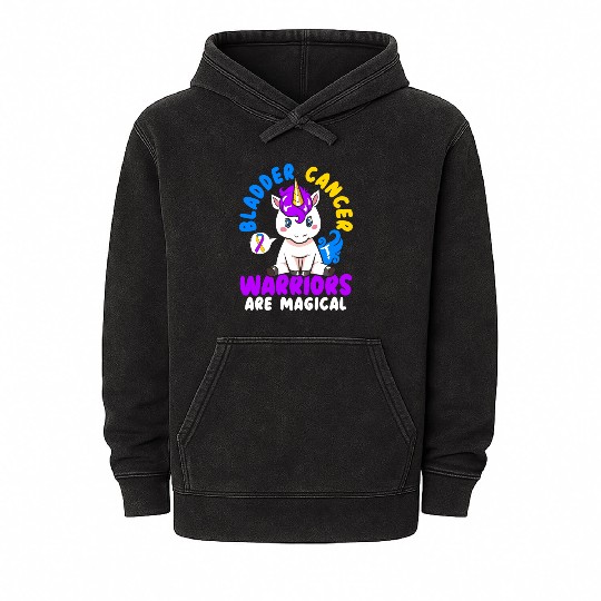 Bladder Cancer Warriors Are Magical Bladder Cancer Mineral Wash Hoodies