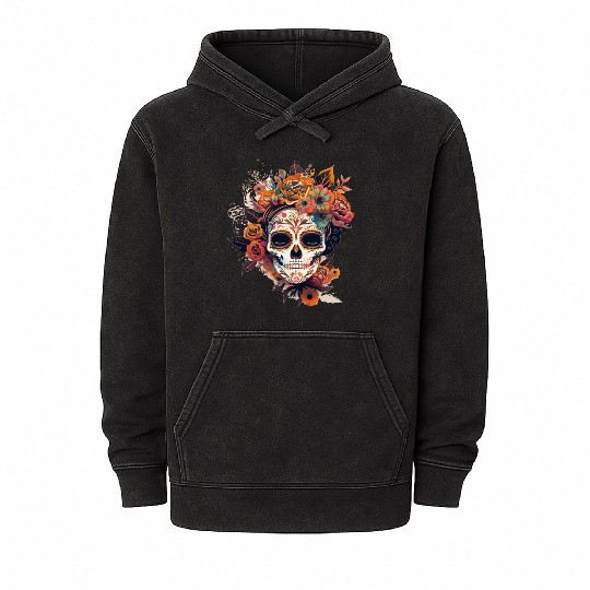 Frida Mexican frida kahlo woman painter art Mineral Wash Hoodies