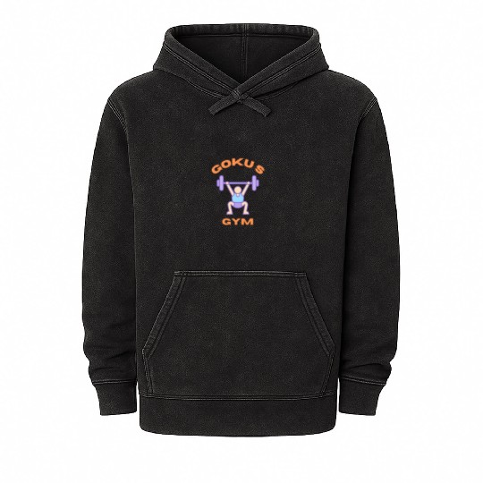 Goku S Gym Mineral Wash Hoodies