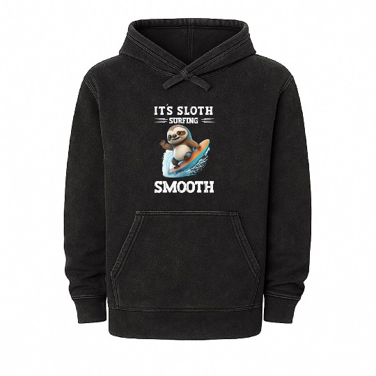 I'm Enough I'm Going Surfing Windsurfer Saying Mineral Wash Hoodies