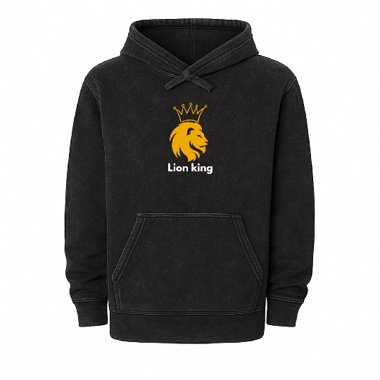lion King Mineral Wash Hoodies