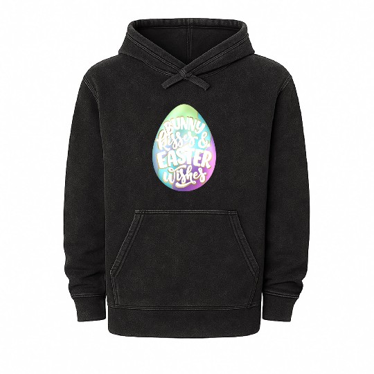 Happy Easter | Bunny Kisses and Easter Wishes | Mineral Wash Hoodies