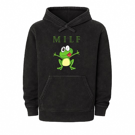 My Friends Frogs Man I Love Frogs Mineral Wash Hoodies