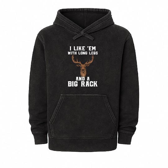 hunting quote funny deer hunting quote Mineral Wash Hoodies