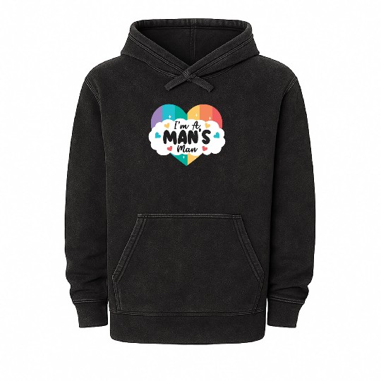 Gay Rights Rainbow Pride Month LGBTQ Gay Pride Mineral Wash Hoodies