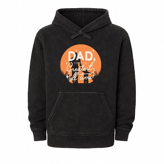 Father's Day Mineral Wash Hoodies, Funny Father Mineral Wash Hoodies, Dad