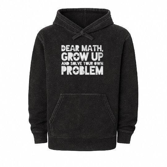 Math Math Teacher Mathematician Mathematics Mineral Wash Hoodies