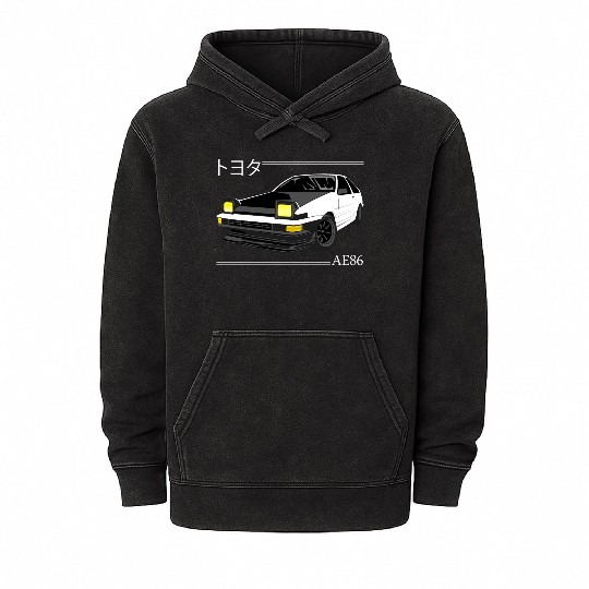 Japanese Tech Aesthetics Eurobeat Intensifies New Mineral Wash Hoodies