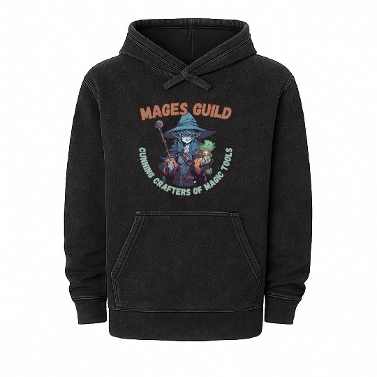 Mages Guild, Magic Tools Mineral Wash Hoodies