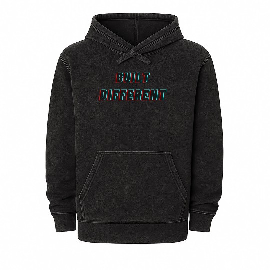 built different Mineral Wash Hoodies
