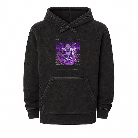 Warrior Samurai Mineral Wash Hoodies