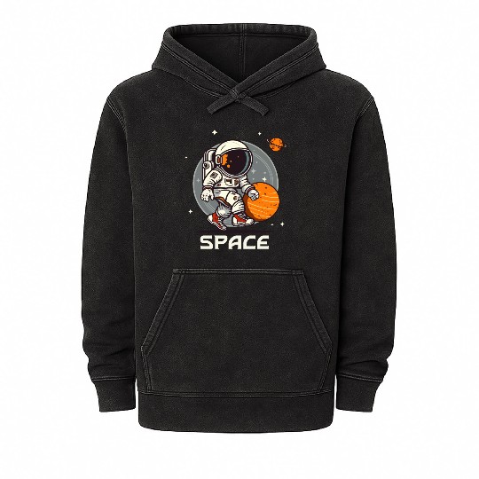 Space Mineral Wash Hoodies