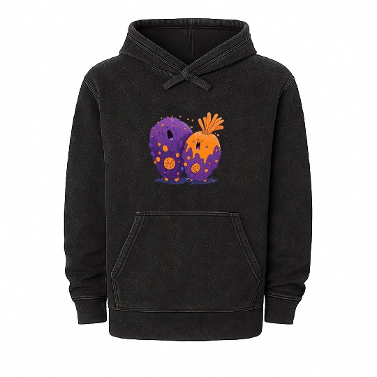 crazy carrot Mineral Wash Hoodies
