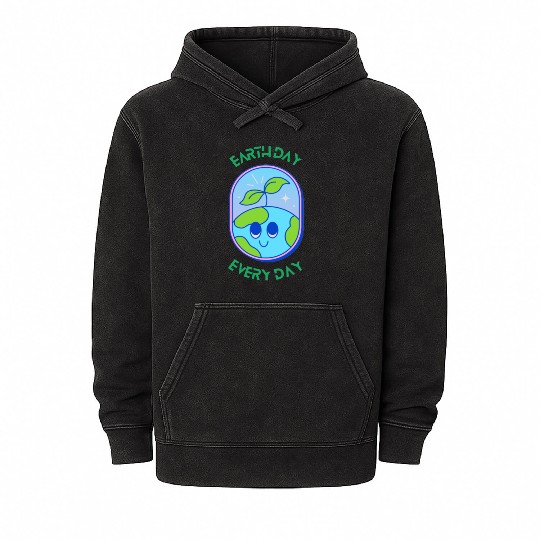 New Style Earth Day 2023 - Earth Day Everyday Mineral Wash Hoodies