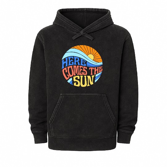 Here comes the sun Mineral Wash Hoodies