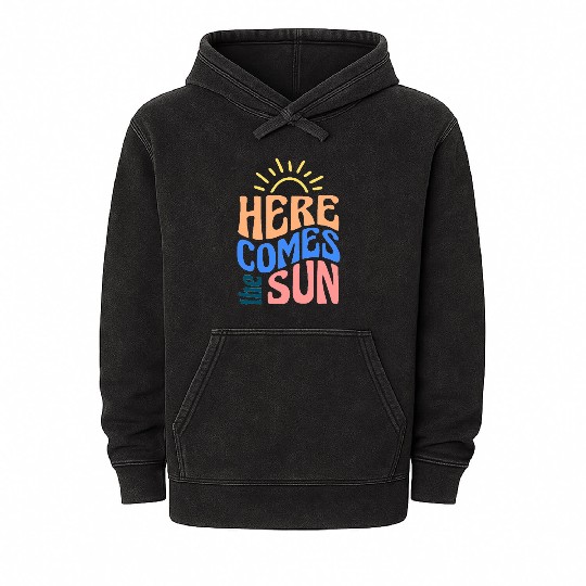 Here comes the sun Mineral Wash Hoodies