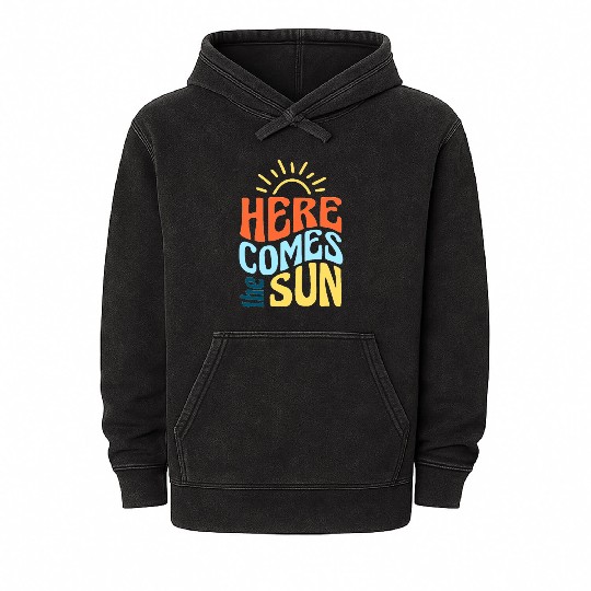 Here comes the sun Mineral Wash Hoodies
