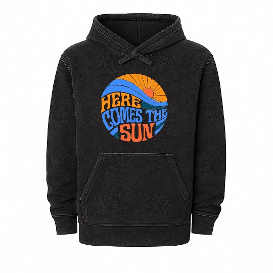 Here comes the sun Mineral Wash Hoodies