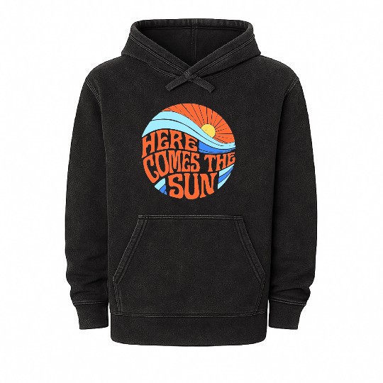 Here comes the sun Mineral Wash Hoodies