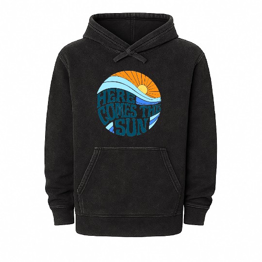 Here comes the sun Mineral Wash Hoodies