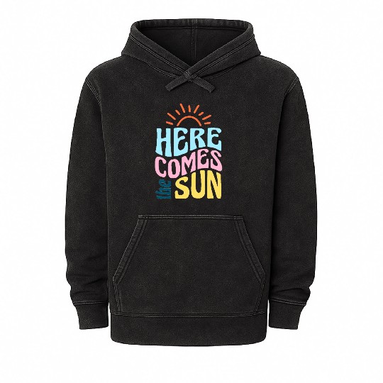 Here comes the sun Mineral Wash Hoodies