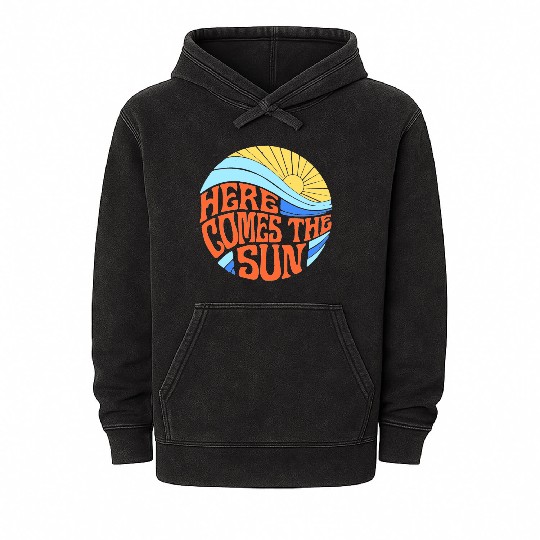 Here comes the sun Mineral Wash Hoodies