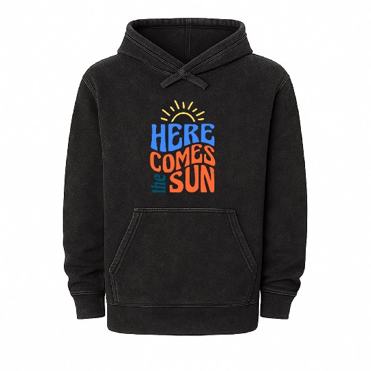 Here comes the sun Mineral Wash Hoodies
