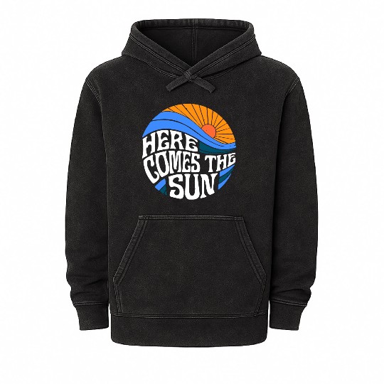Here comes the sun Mineral Wash Hoodies